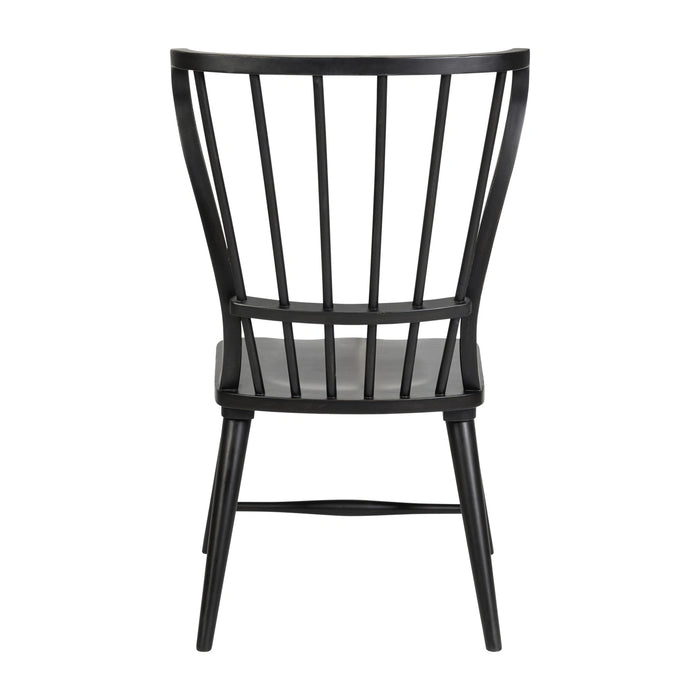 River Place Windsor Back Side Chair - Black (RTA) image