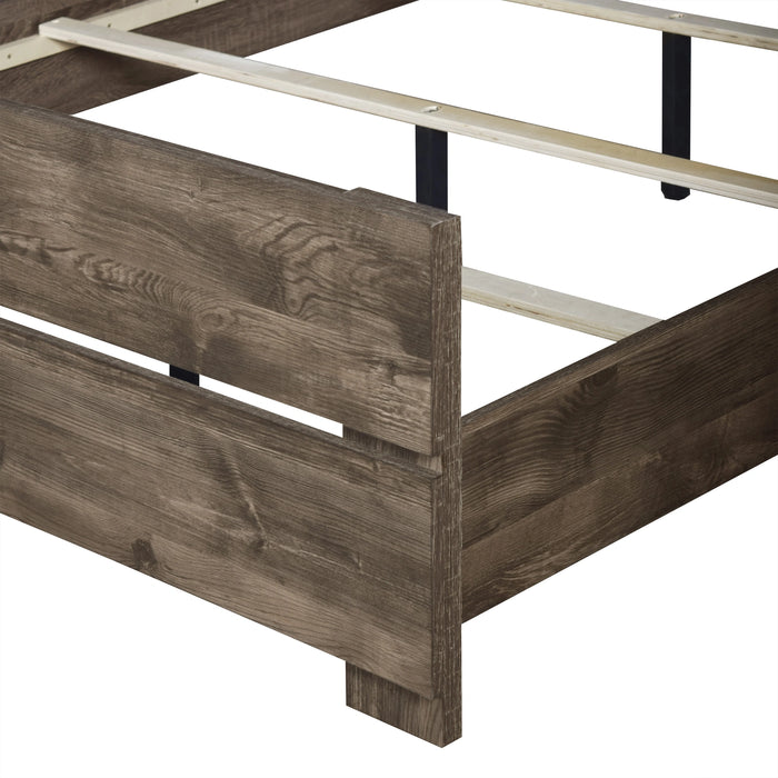 Misty Lodge 3/3 T Hb,Fb, & Slats-Greige