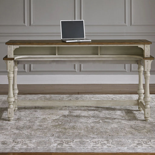 Morgan Creek Console Bar Table in Antique White image