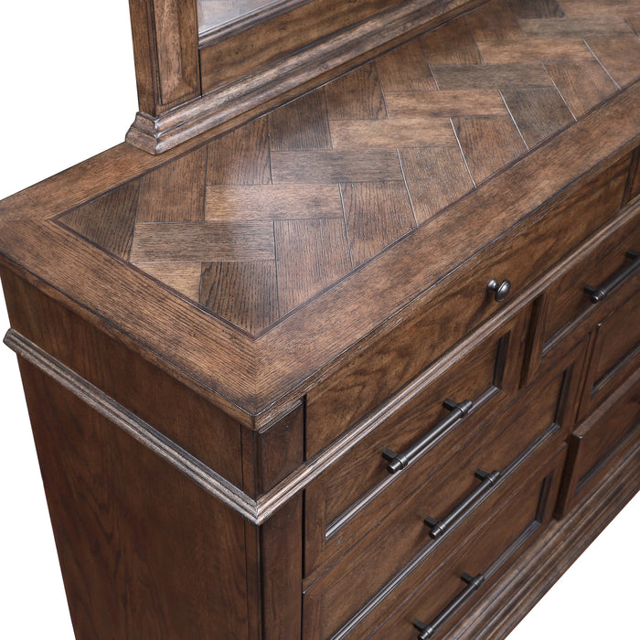 Mar Vista Mirror-Walnut