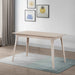Oscar Counter Height Table-White Ash