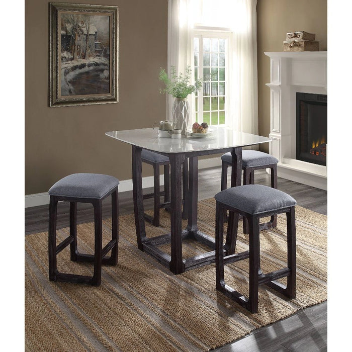 Counter Height Table w/Natrual Marble Top