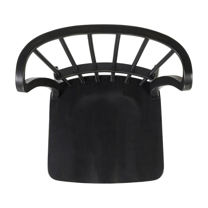 River Place Windsor Back Side Chair - Black (RTA) image
