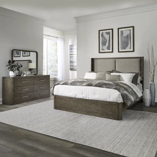 South Bend King California Shelter Bed, Dresser & Mirror image