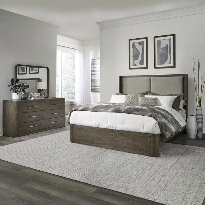 South Bend King California Shelter Bed, Dresser & Mirror image
