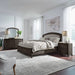 Avalon King Uph Storage Bed, Dresser & Mirror, Night Stand image