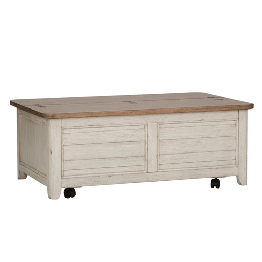 Farmhouse Reimagined Storage Trunk in Antique White image