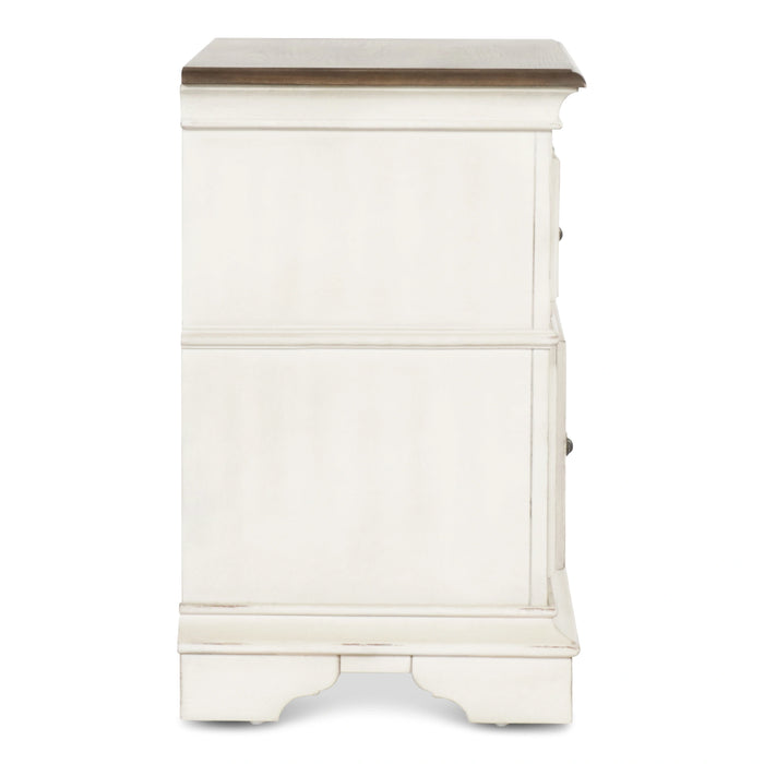 Anastasia Nightstand - Ant. White