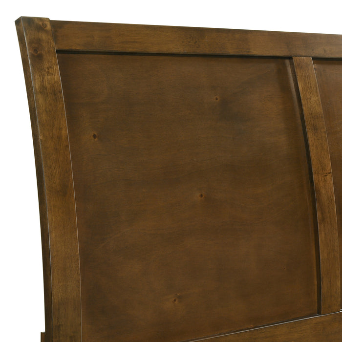 Ballard 5/0 Q Headboard, Footboard & Slat Kit-Walnut