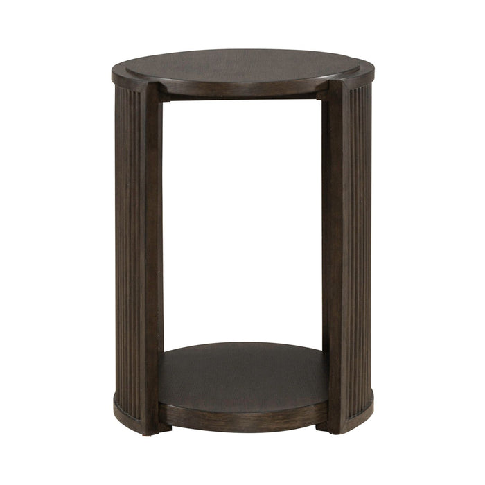 City View Chairside Table in Coffee Bean