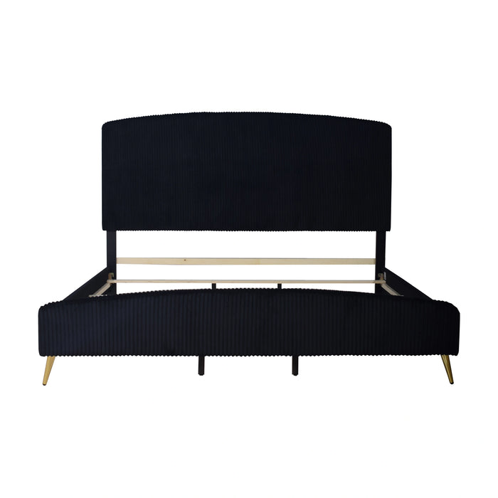 Kailani 6/6 Ek Hb,Fb, & Slats-Black