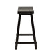 Creations 24 Inch Sawhorse Counter Stool - Black (RTA) image