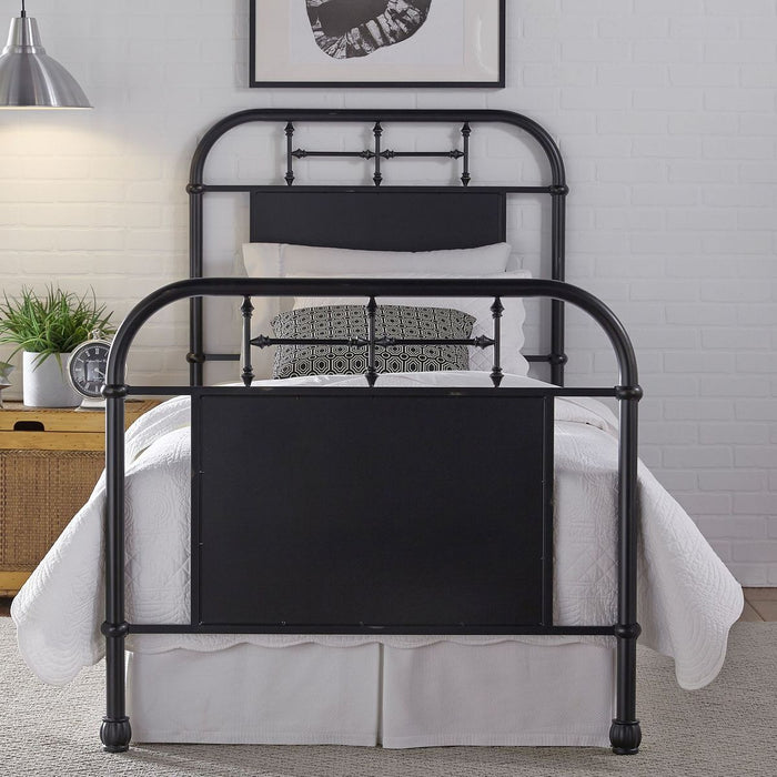 Liberty Furniture Vintage Series Twin Metal Bed in Black