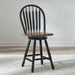 Carolina Crossing Windsor Swivel Counter Chair - Black image