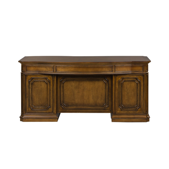 Liberty Amelia Jr Executive Desk in Antique Toffee