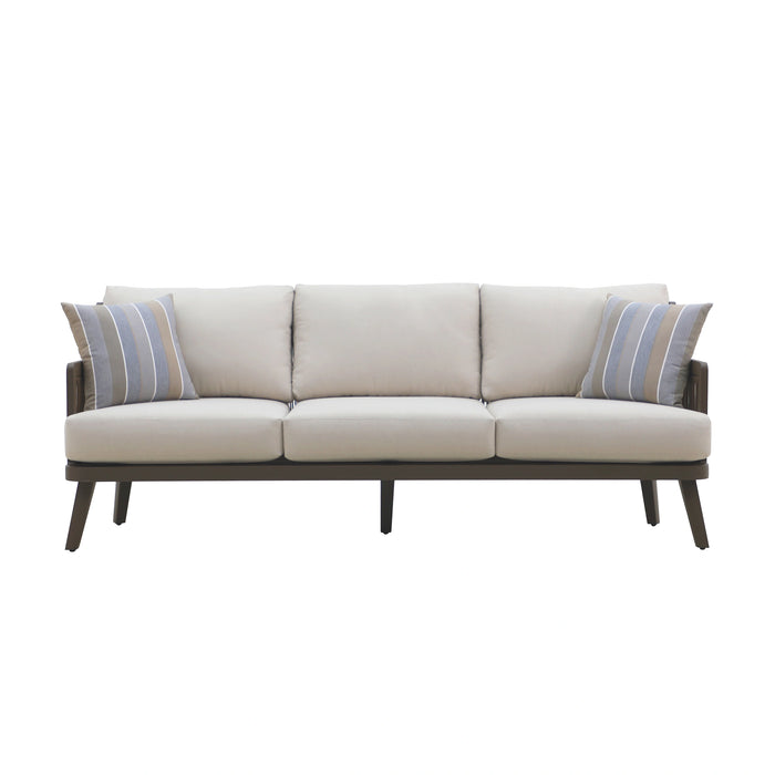 Genova Patio Sofa W/Two Accent Pillows