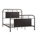 Vintage Series Metal Bed in Black image