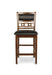 Gia Counter Chairs (2/Ctn)-Brown