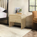 Mara One Drawer End Table / Bedside Table-Natural