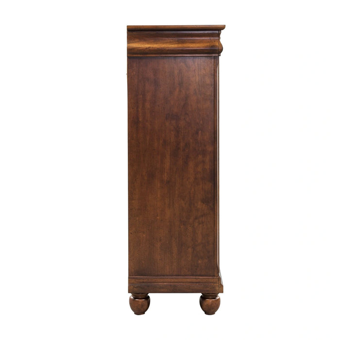 Rustic Traditions 5 Drawer Chest in Rustic Cherry image