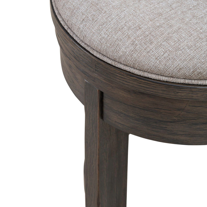Lennox Hill Uph Swivel Console Stool