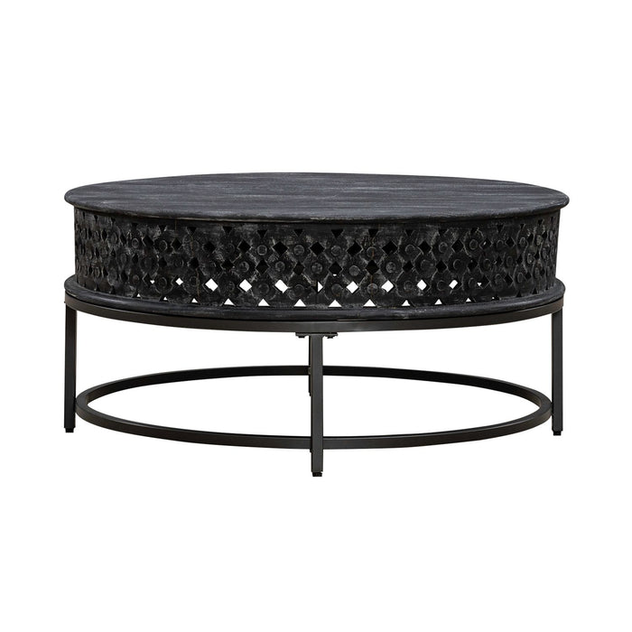 Stella Accent Cocktail Table in Chalkboard Black EST SHIP TIME APPX 4 WEEKS