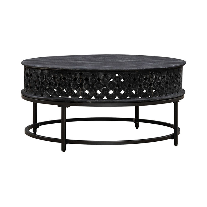 Stella Accent Cocktail Table in Chalkboard Black EST SHIP TIME APPX 4 WEEKS