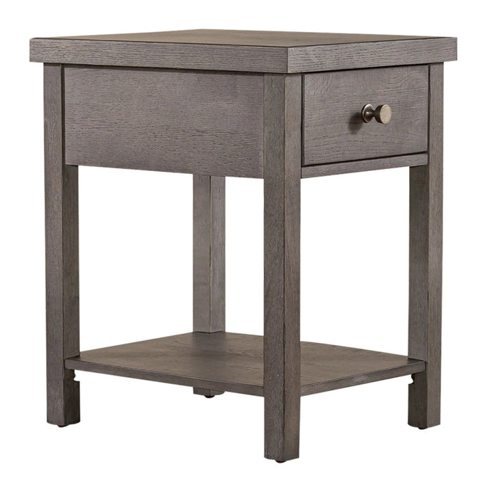Modern Farmhouse Drawer Chair Side Table image