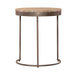 Eclipse Nesting Tables in Greystone Marble Top w/ Pewter Metal image