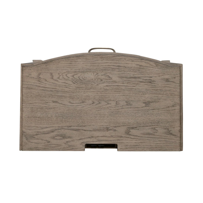 Avalon Nightstand with Charging Station in Burnished Beige image