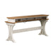 Farmhouse Reimagined Console Bar Table in Antique White image