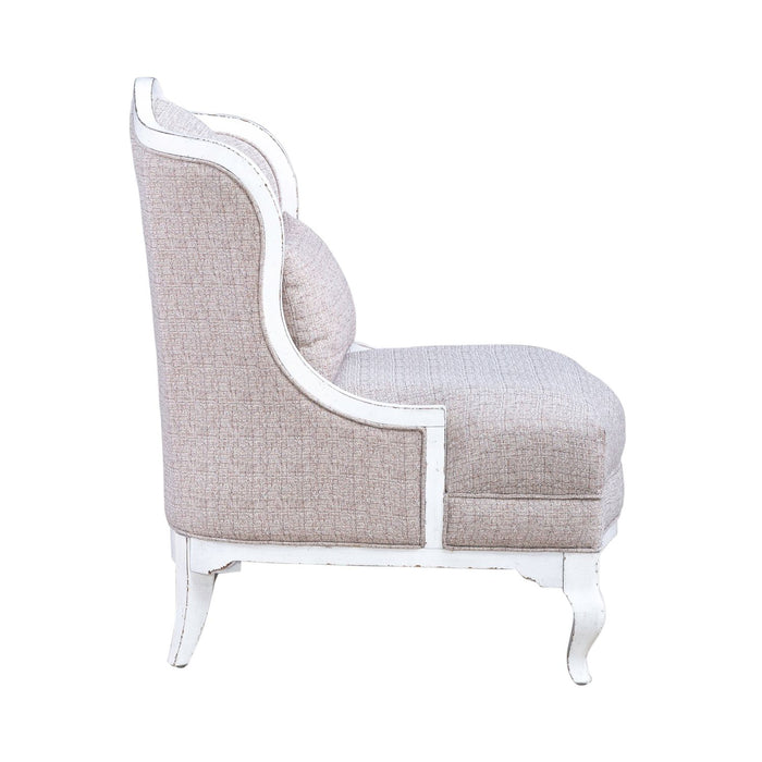 Magnolia Manor Upholstered Accent Chair in Antique White