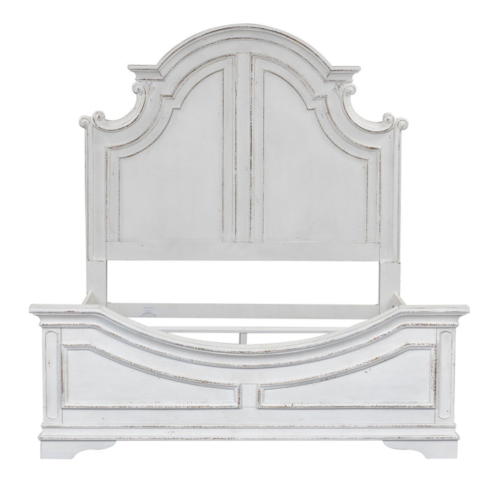 Magnolia Manor Queen Panel Bed, Dresser & Mirror, Chest, Night Stand