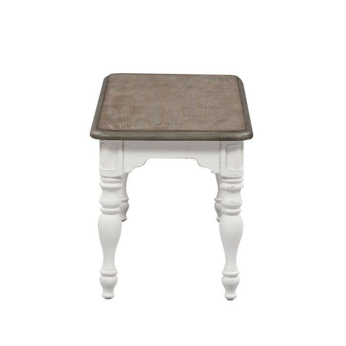 Liberty Furniture Magnolia Manor Dining Bench (RTA) in Antique White