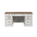 Liberty Magnolia Manor Jr Executive Desk in Antique White 244-HOJ-DSK image