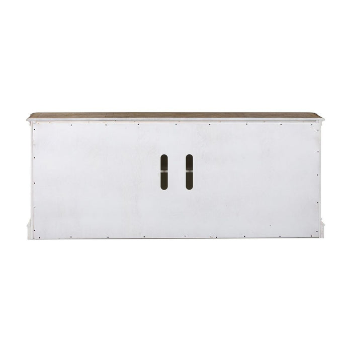 Liberty Magnolia Manor Entertainment TV Stand in Antique White