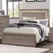 Liberty Furniture Horizons King Panel Bed with HB Lights in Graystone image