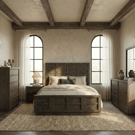 Stillwater Panel Bed, Dresser & Mirror, Chest, Night Stand image
