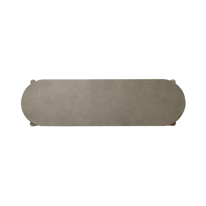 Affinity Sofa Table in Dusty Taupe with Concrete Top image