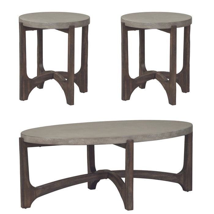 Cascade 3 Piece Set (1-Cocktail 2-End Tables)