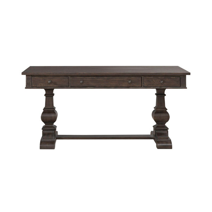 Liberty Furniture Paradise Valley Writing Desk in Saddle Brown