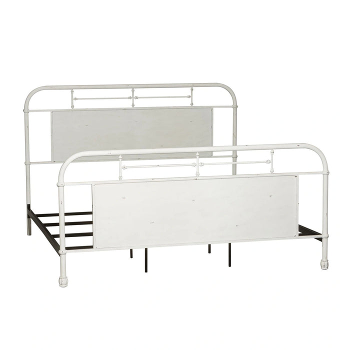 Vintage Series Metal Bed in Antique White image