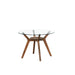 Oscar Round Glass Top For Std Or Counter Dining Base