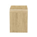 Mara One Drawer End Table / Bedside Table-Natural