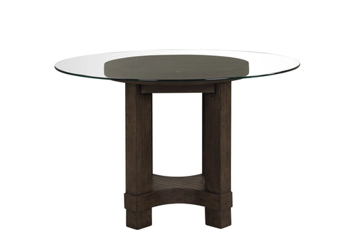 Cityscape 52" Round Dining Table Base-Walnut