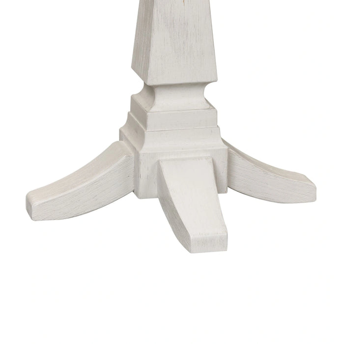 Allyson Park Chair Side Table in Wirebrushed White image