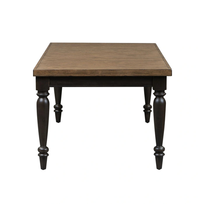 Harvest Home Rectangular Leg Dining Table in Chalkboard image