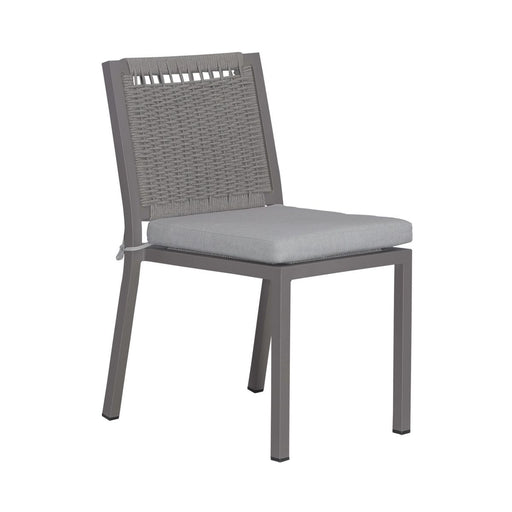 Liberty Furniture Plantation Key Outdoor Panel Back Side Chair in Granite image