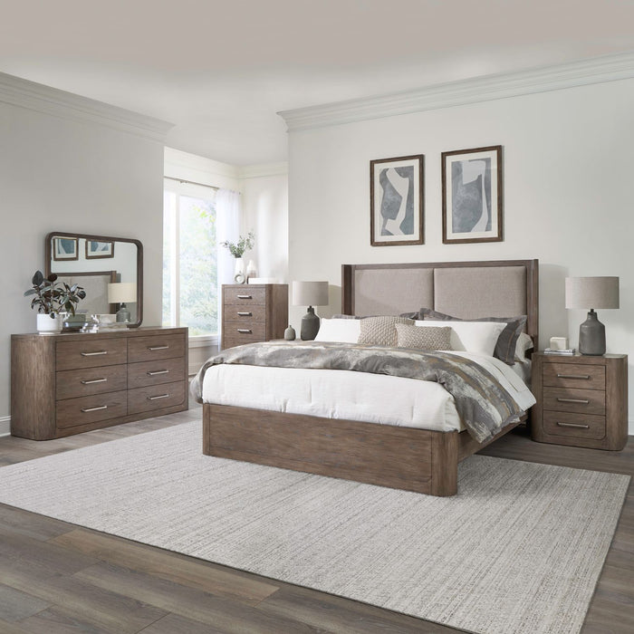 South Bend King Shelter Bed, Dresser & Mirror, Chest, Night Stand image