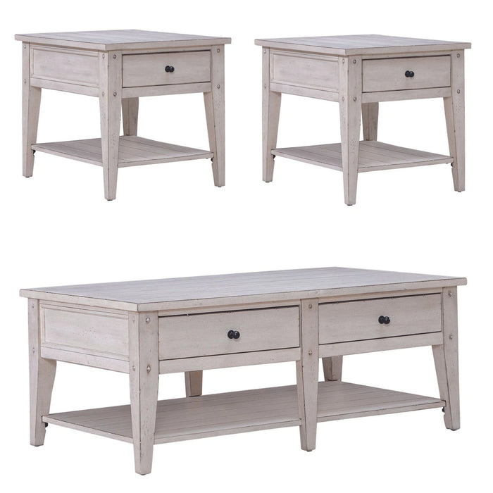 Lake House 3 Piece Set (1-Cocktail 2-End Tables) image